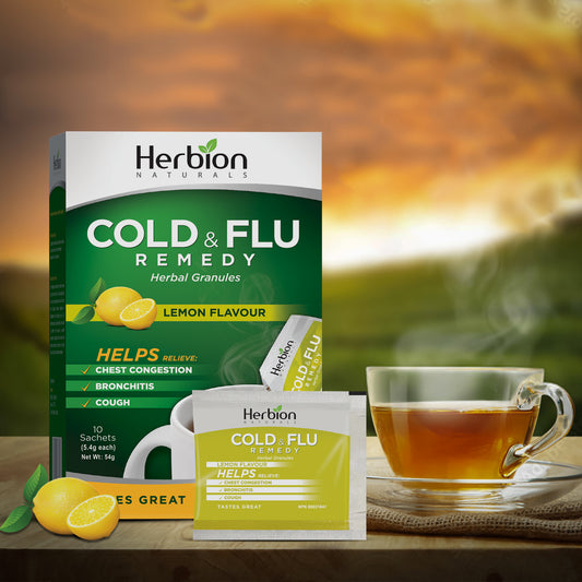 Herbion Naturals Respiratory Care Kräutergranulat - 10 Ct für die ganze Familie - Fördert gesunde Nasengänge & Atemwegsfunktion - Lindert Erkältungs- und Grippesymptome - Unterstützt das Immunsystem