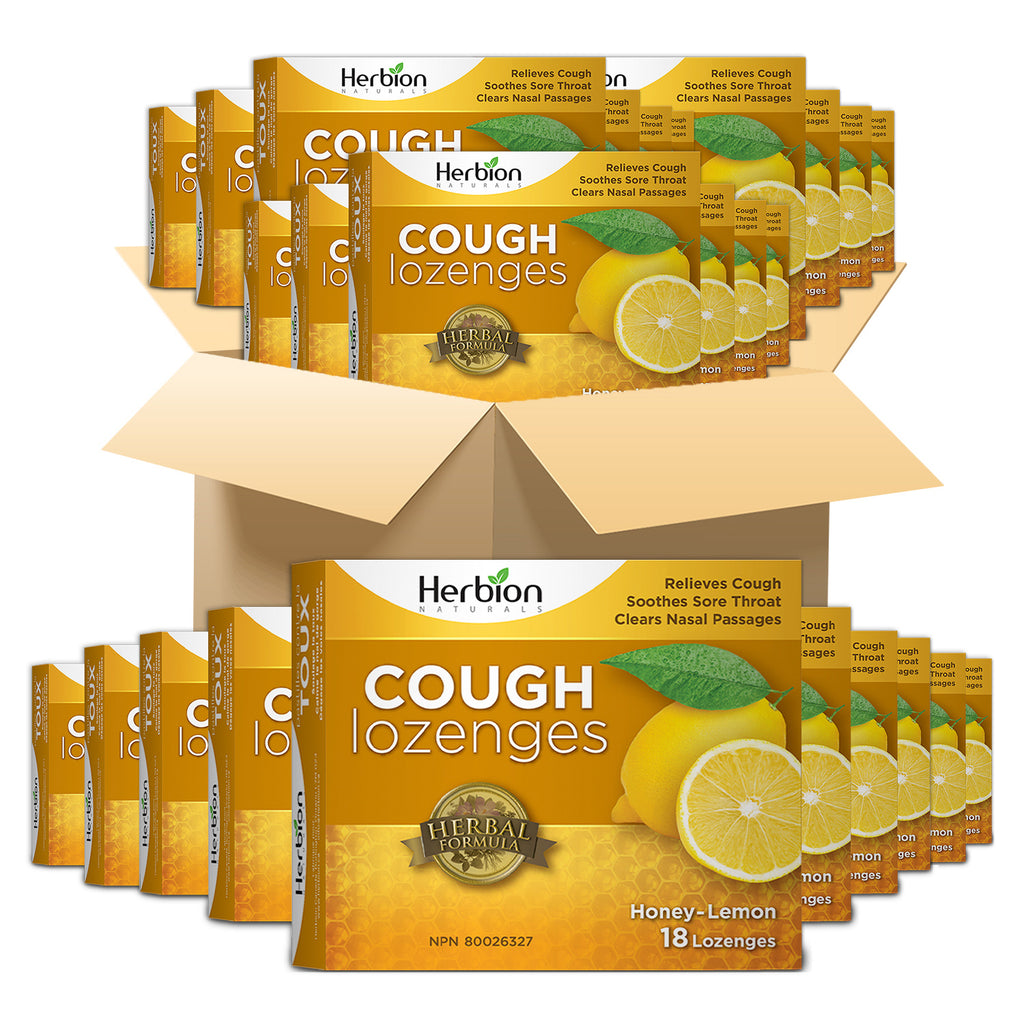 Herbal Lozenges Honey Lemon, 48 Pack (18 Lozenges Each) (Copy)