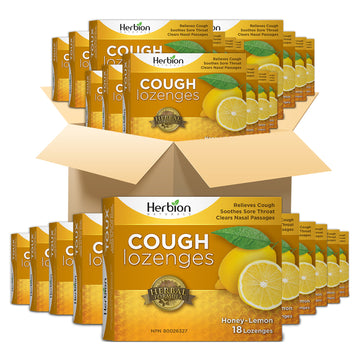 Herbal Lozenges Honey Lemon, 48 Pack (18 Lozenges Each) (Copy)
