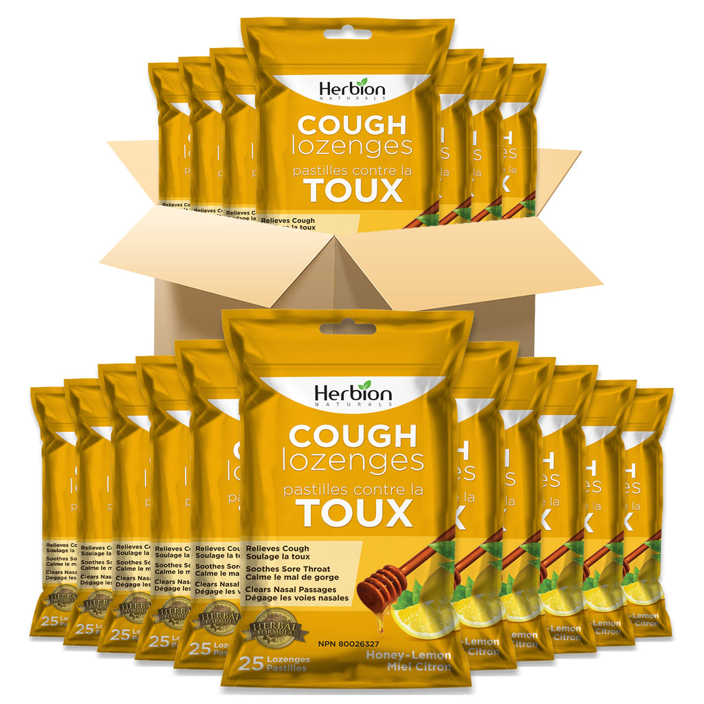 HERBION Honey Lemon Cough Drops, 25 Lozenges