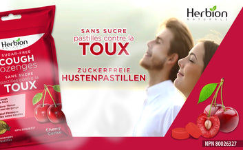 Herbion Naturals Hustentropfen mit Kirschgeschmack, zuckerfrei mit Stevia, lindert den Husten, für Erwachsene und Kinder ab 6 Jahren