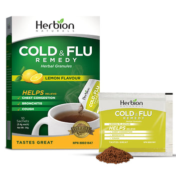 Herbion Naturals Respiratory Care Kräutergranulat - 10 Ct für die ganze Familie - Fördert gesunde Nasengänge & Atemwegsfunktion - Lindert Erkältungs- und Grippesymptome - Unterstützt das Immunsystem