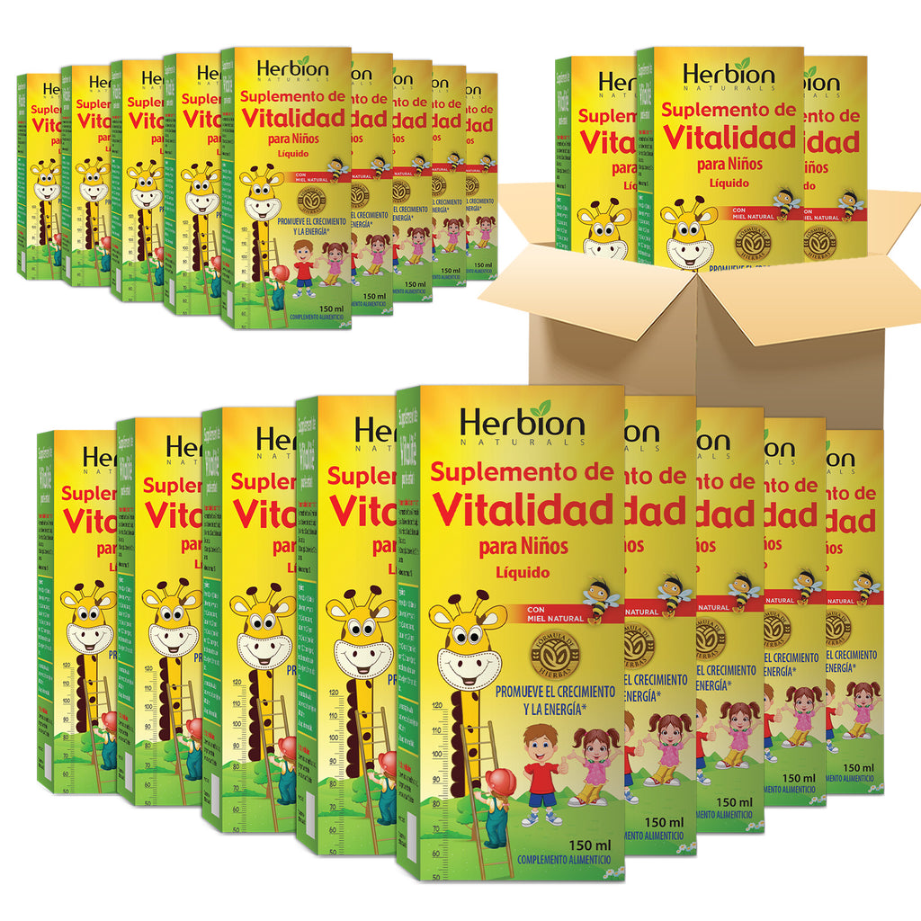 Vitality Supplement for Children 150ml Syrup Honey Flavor, Pack of 24 ESP