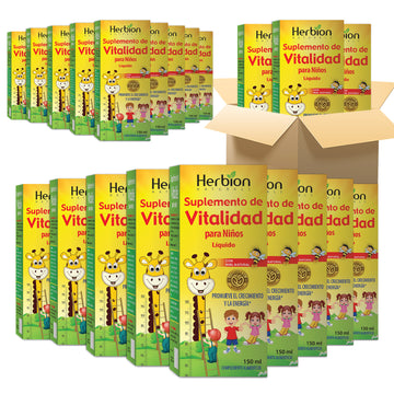Vitality Supplement for Children 150ml Syrup Honey Flavor, Pack of 24 ESP