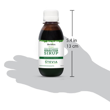 Herbion Naturals Cough Syrup with Stevia, Green, Sugar-Free, 5.0 Fl Oz (Pack of 24)