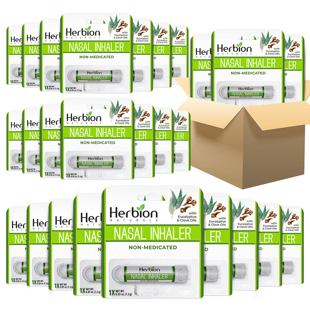 HERBION Naturals Nasal Inhaler 1 Stick, Non-Medicated  36 Pack
