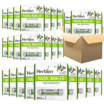 HERBION Naturals Nasal Inhaler 1 Stick, Non-Medicated  36 Pack