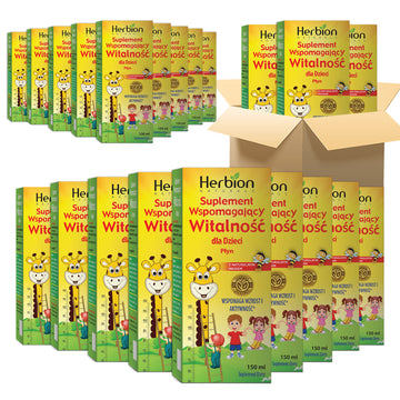 Vitality Supplement for Children 150ml Syrup Honey Flavor, Pack of 24 POL